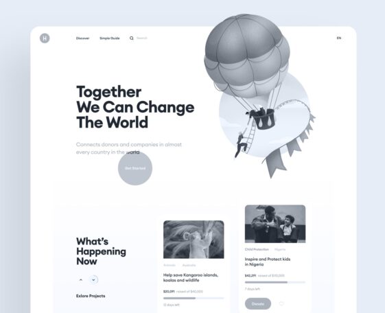 Web Design for Hopper Balloons